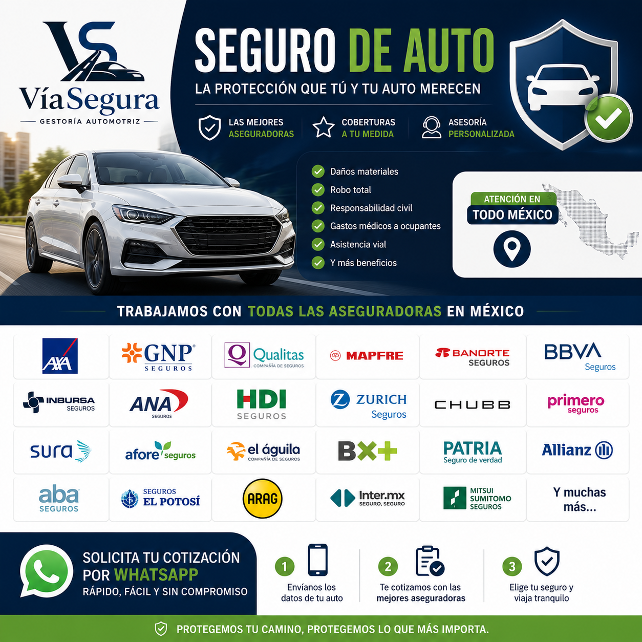 Seguro de auto VíaSegura